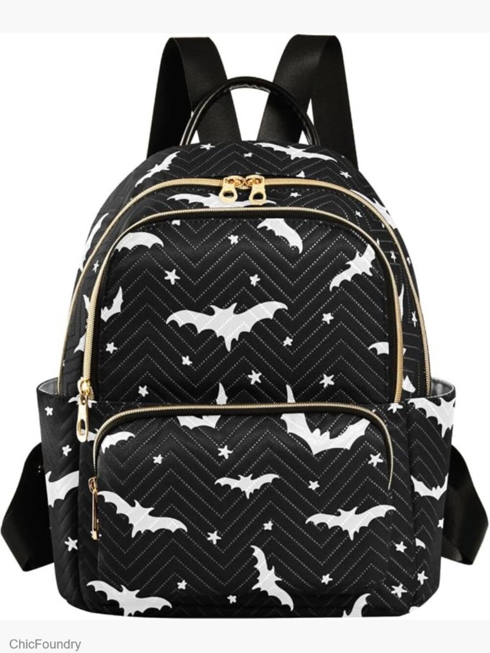 Halloween Bat Mini Backpack Fashion Backpack Purse for Women Handbag Shoulder